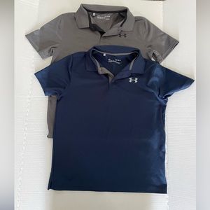 UNDER ARMOUR boys youth large polos